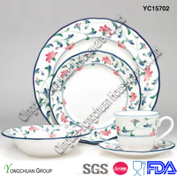 Juego de cena decorativo de porcelana (juego de 30)